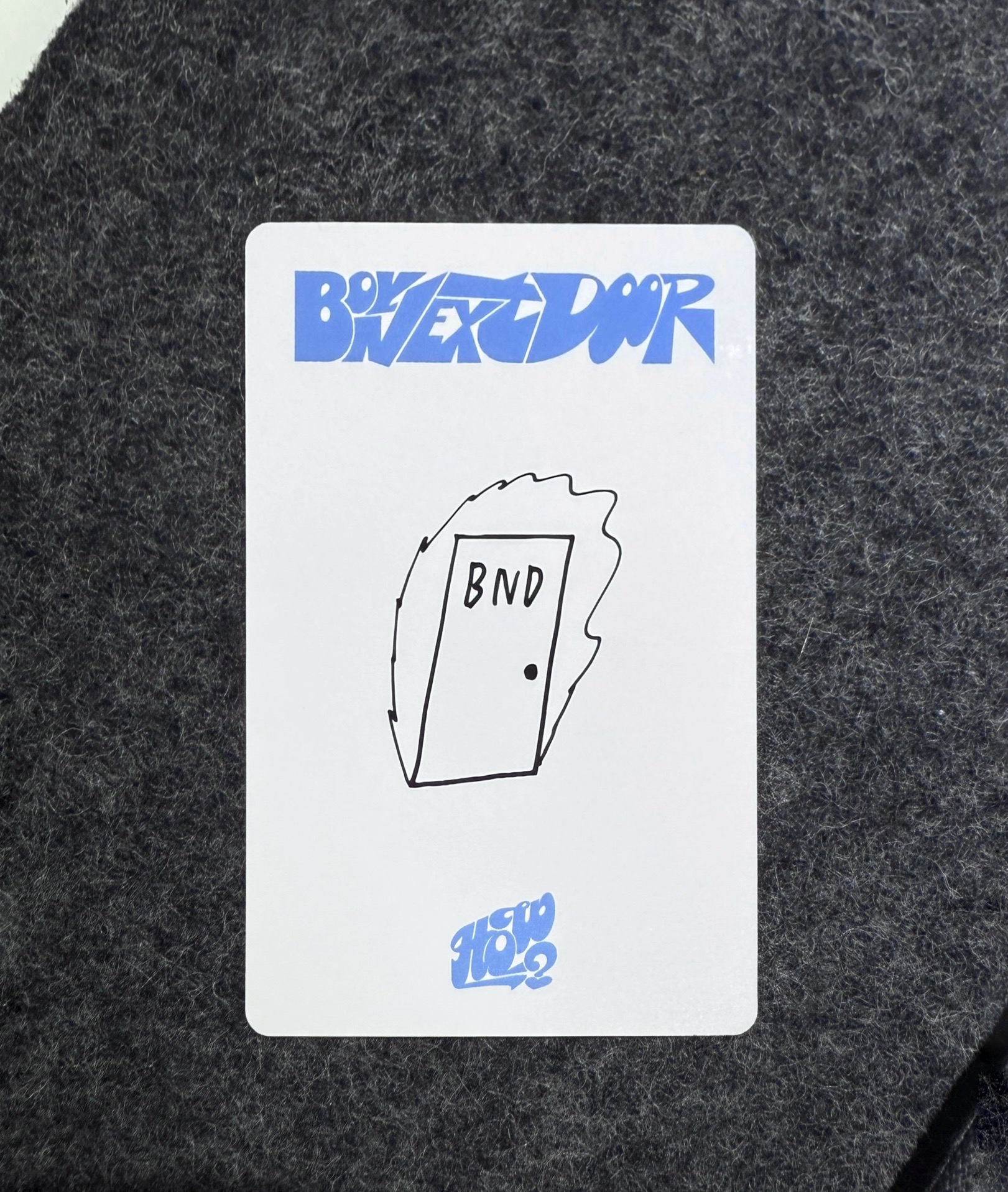 HOW? yzy一直娛 預售特典卡 漢東旼 手繪卡背