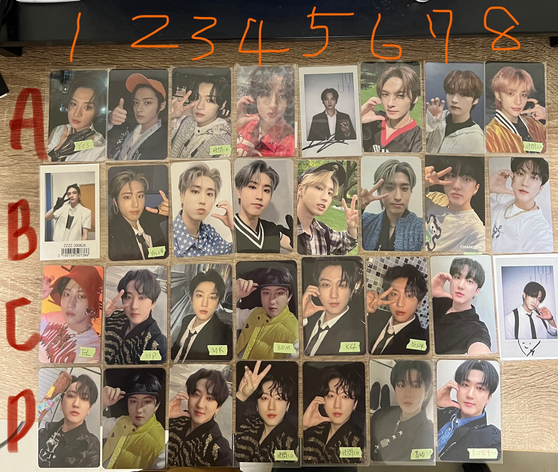 Stray kids 5star 5星 通路特典 特典卡 小卡