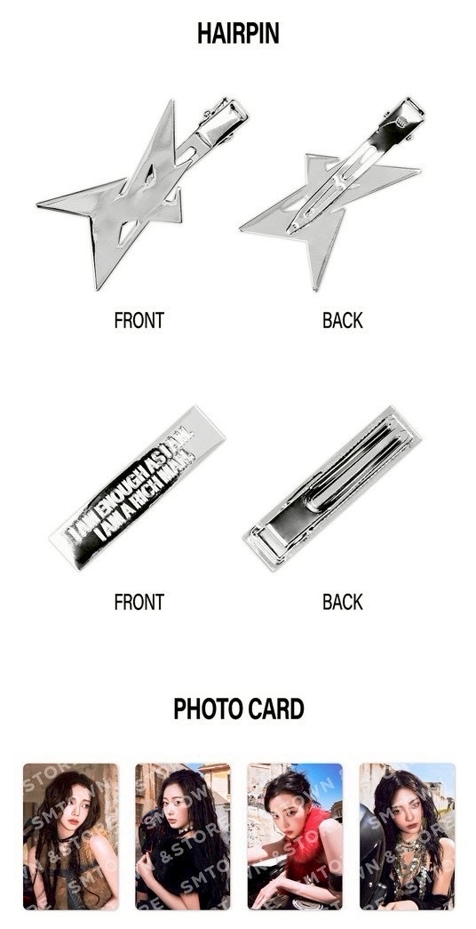 aespa Rich Man髮夾柚 整組