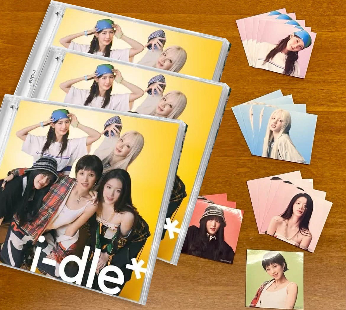 i-dle日專3張｜JC未拆版｜贈日巡貼紙全員一組