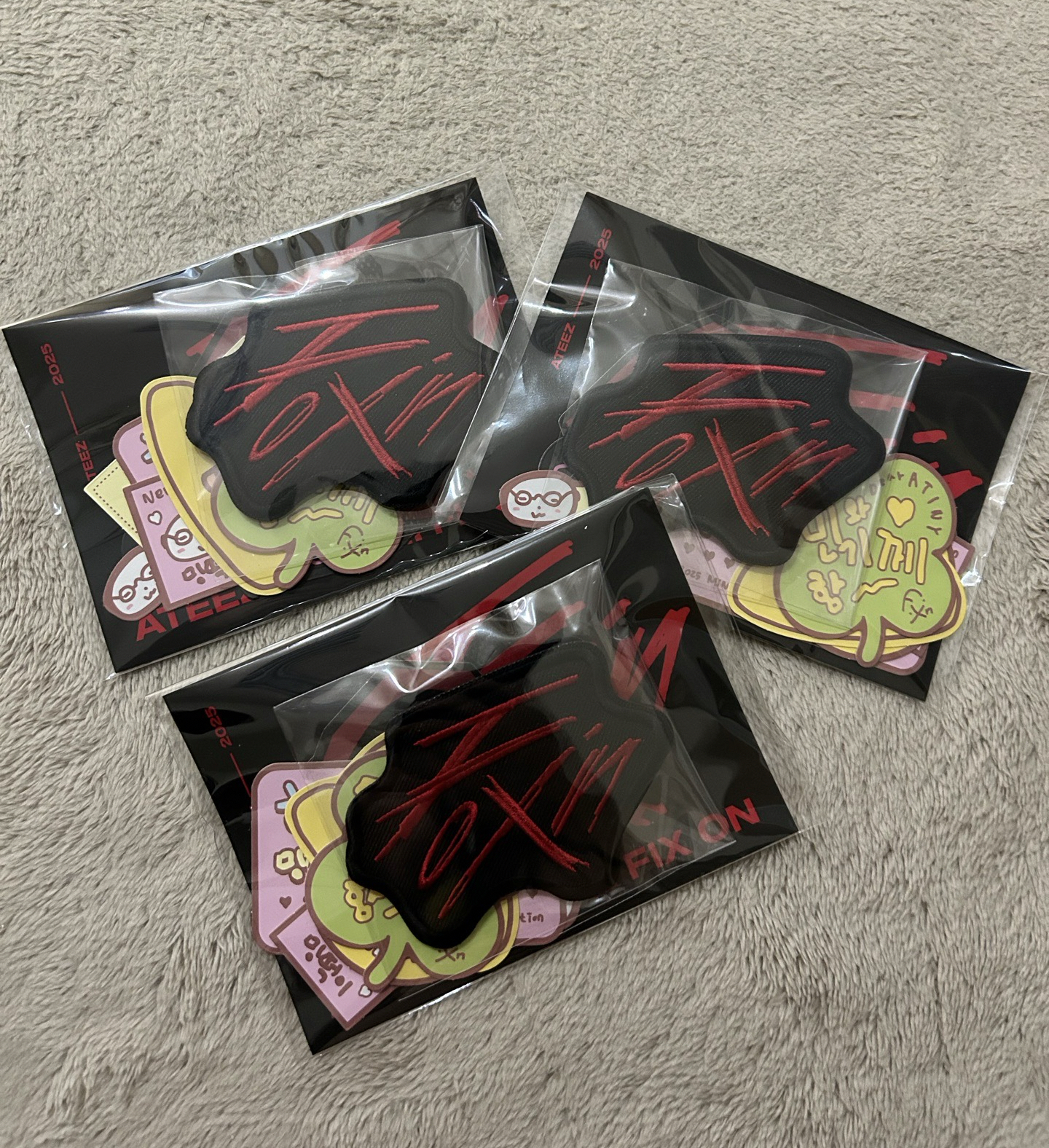 🍉[MINGI FIX ON] : POP-UP 布徽章組