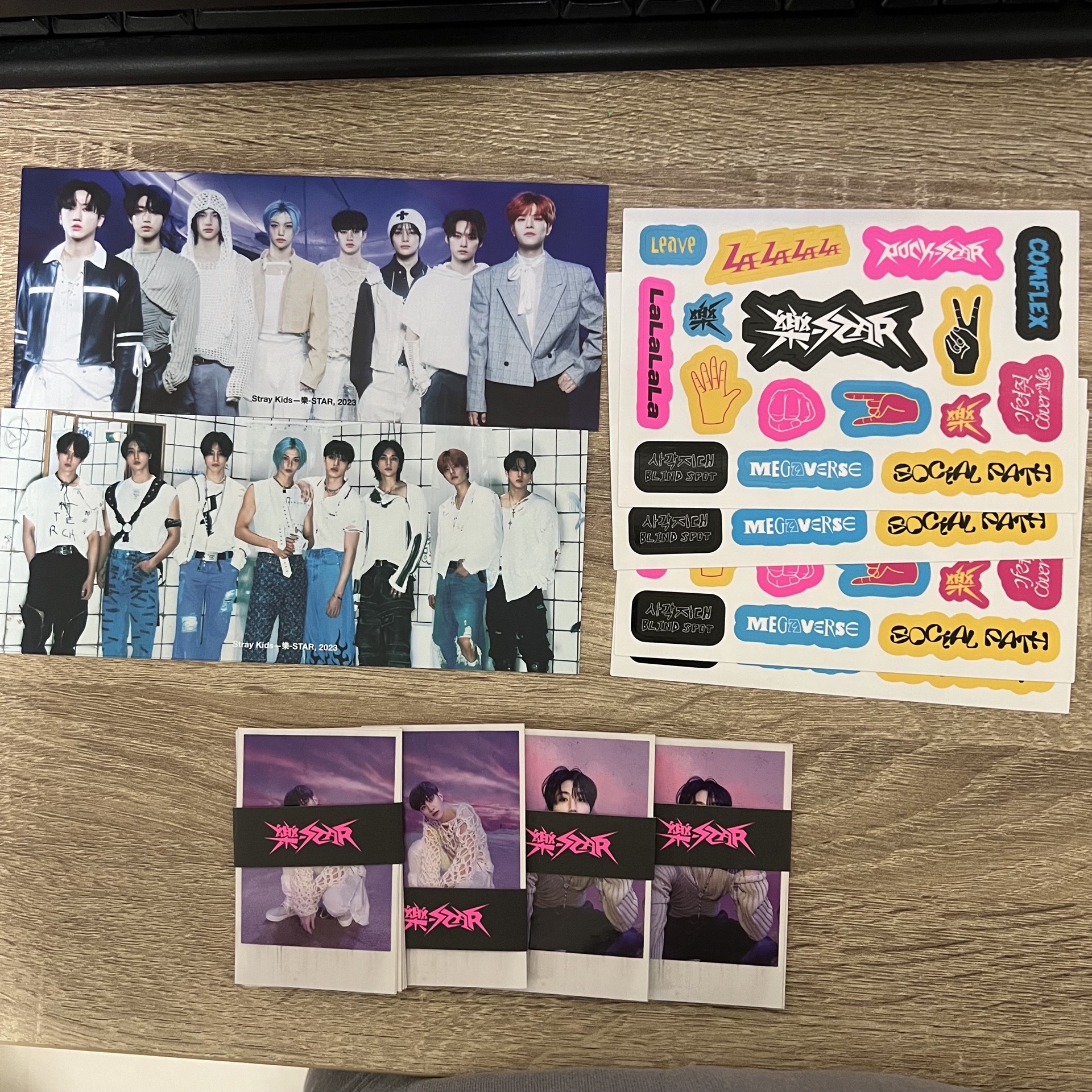 Stray kids 樂Star 弟line 拍立得