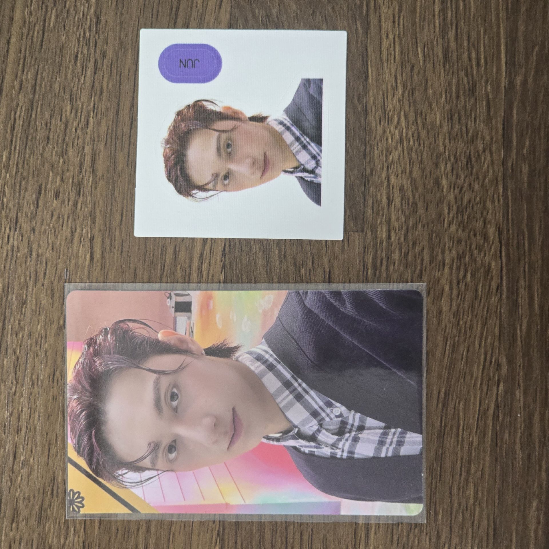 SEVENTEEN JUN 精選輯 dear ver. 特典卡+貼紙