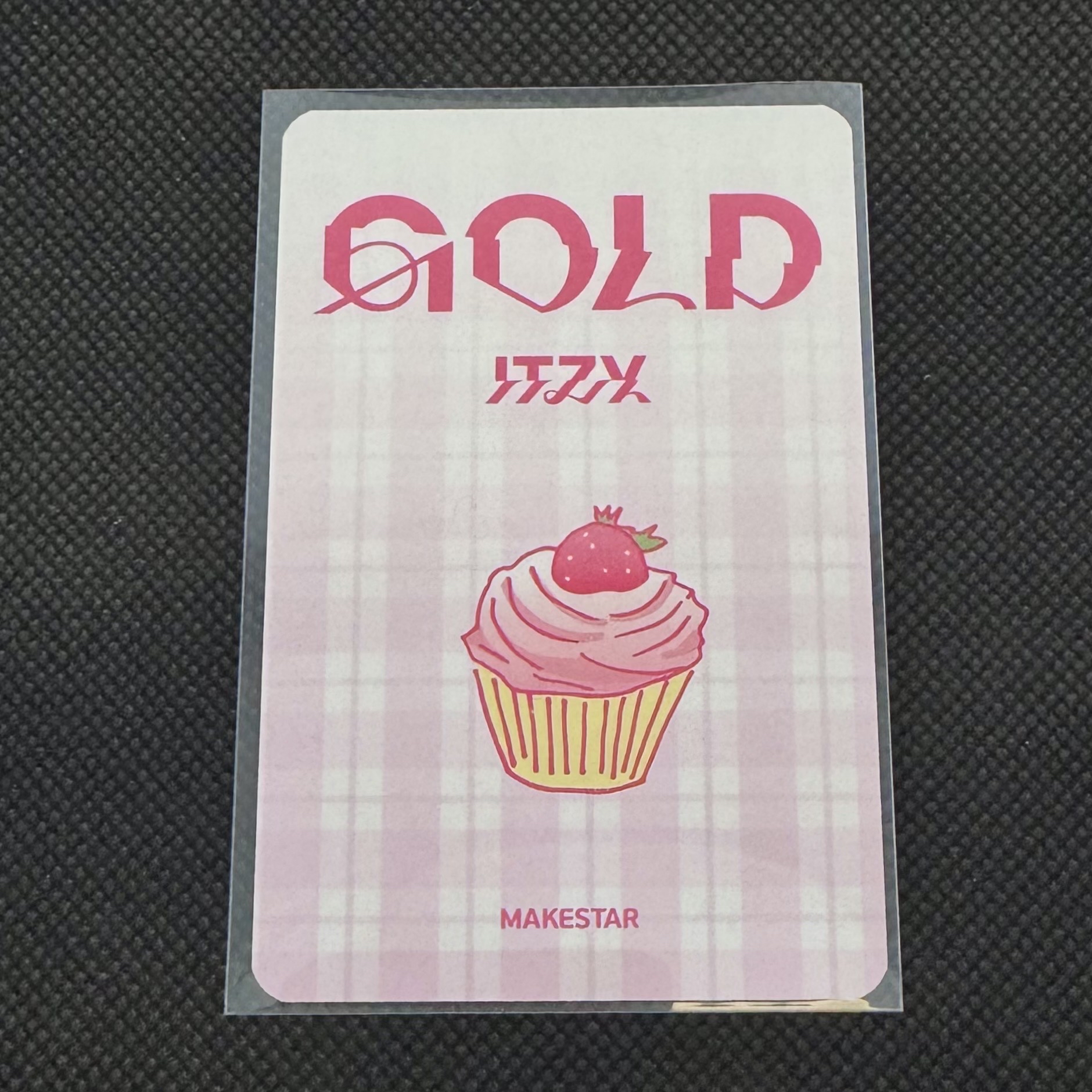 GOLD MS 烘焙 彩領 手繪卡背