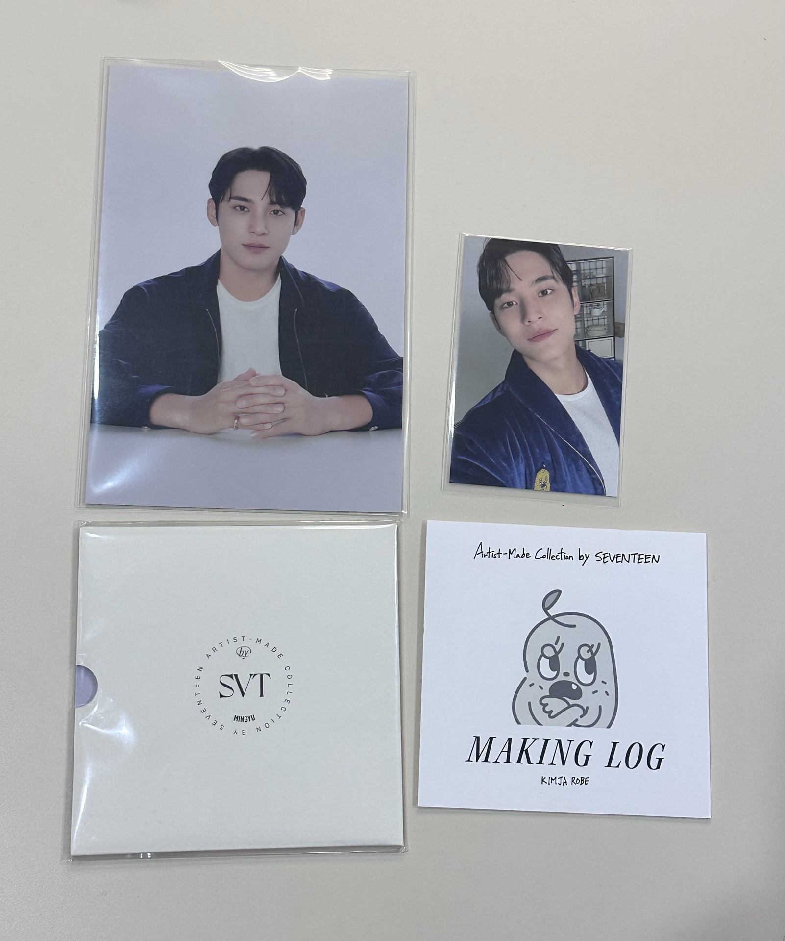 🌸成員自製周邊 金珉奎 小卡明信片套組