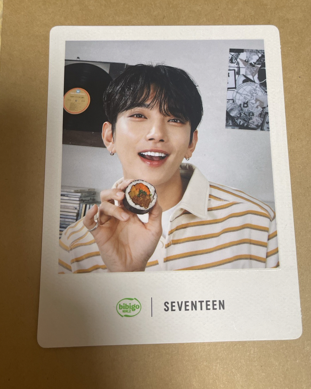 seventeen joshua  bibigo 小卡