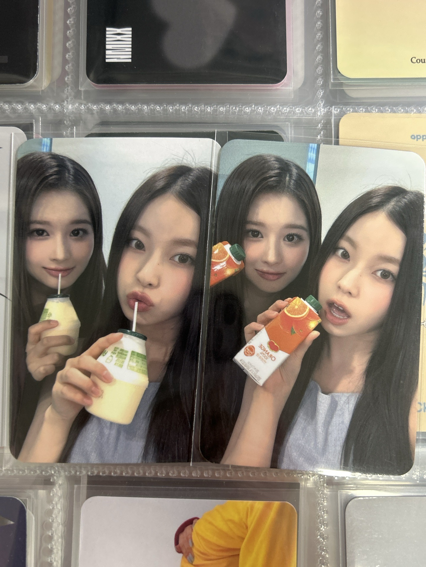 ✅NMIXX sw牛奶+果汁薛圭雙人