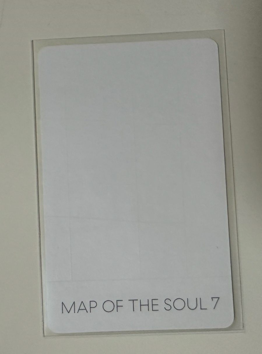 Map of the soul:7專輯 田柾國小卡