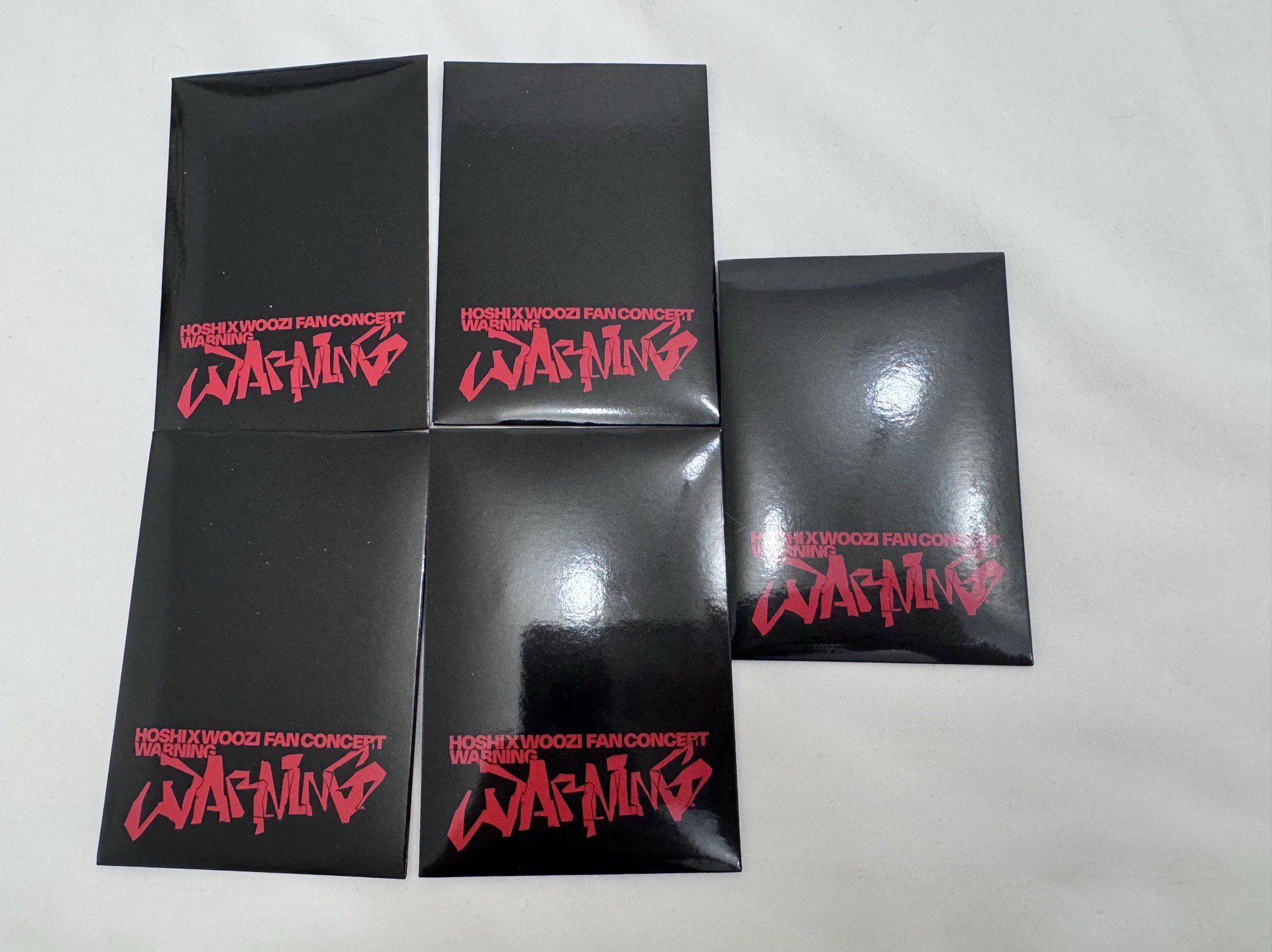 seventeen hoshi x woozi warning 豪雨 克拉粽 一套四張