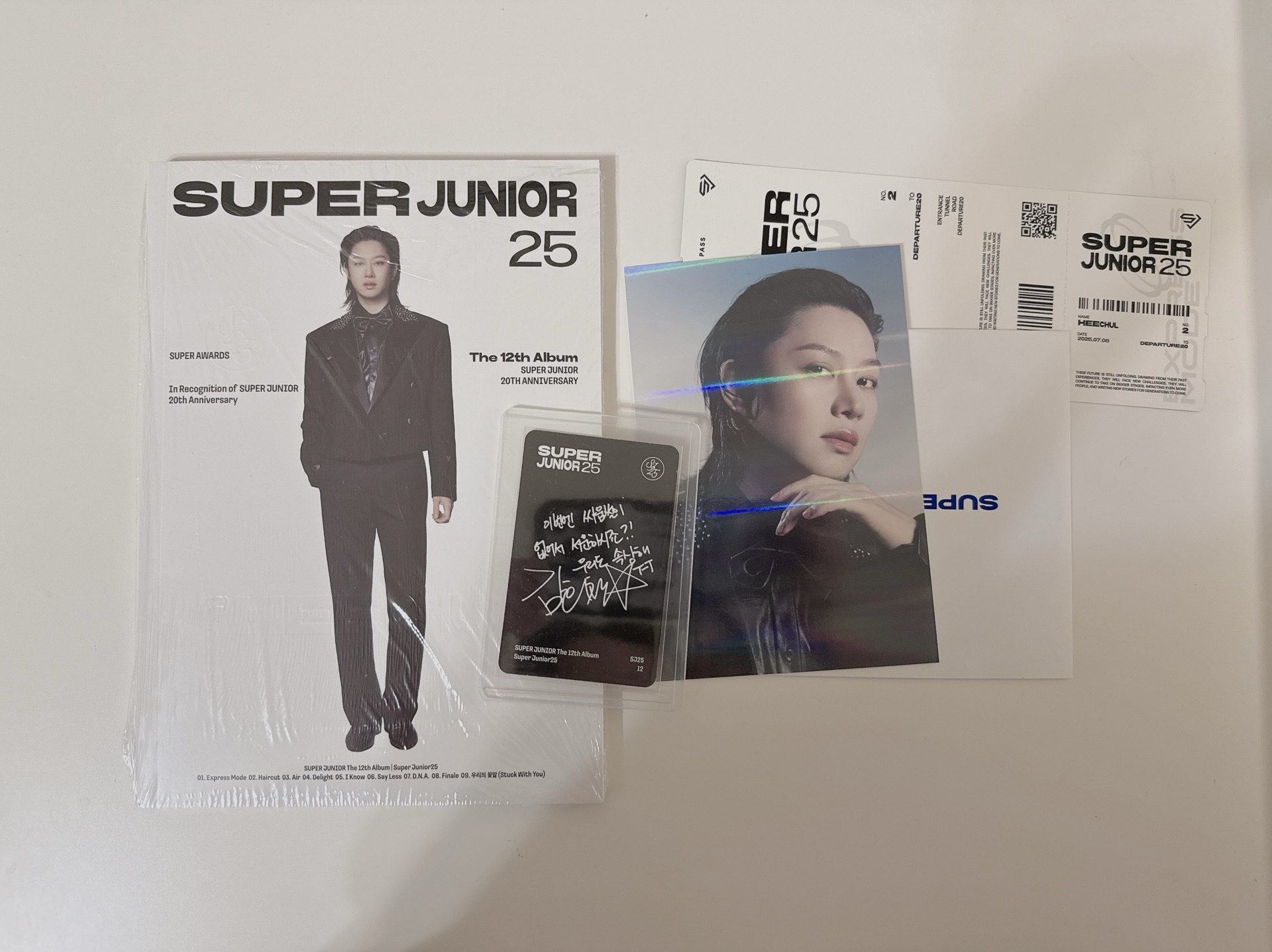 SJ25 已拆封PB版 希澈套組