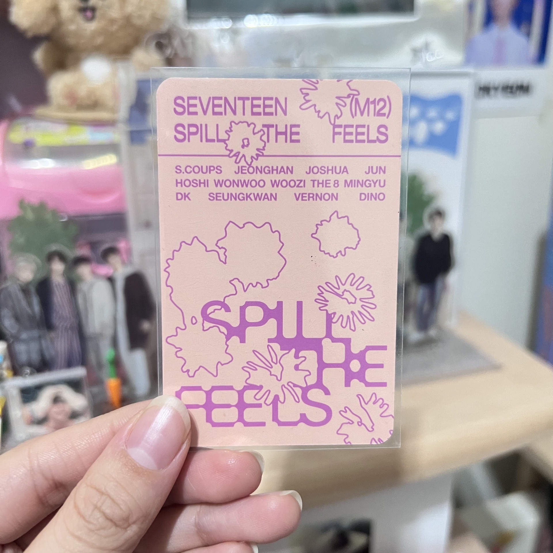 Seventeen woozi M12專輯卡