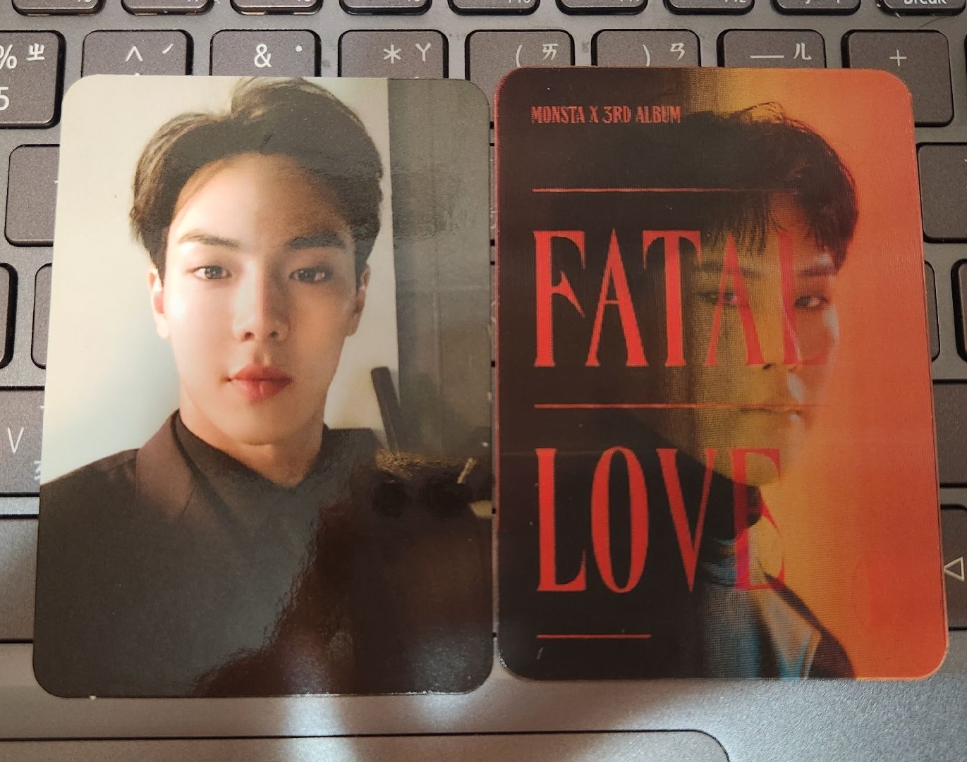 MONSTA X FATAL LOVE 專輯卡 變化卡