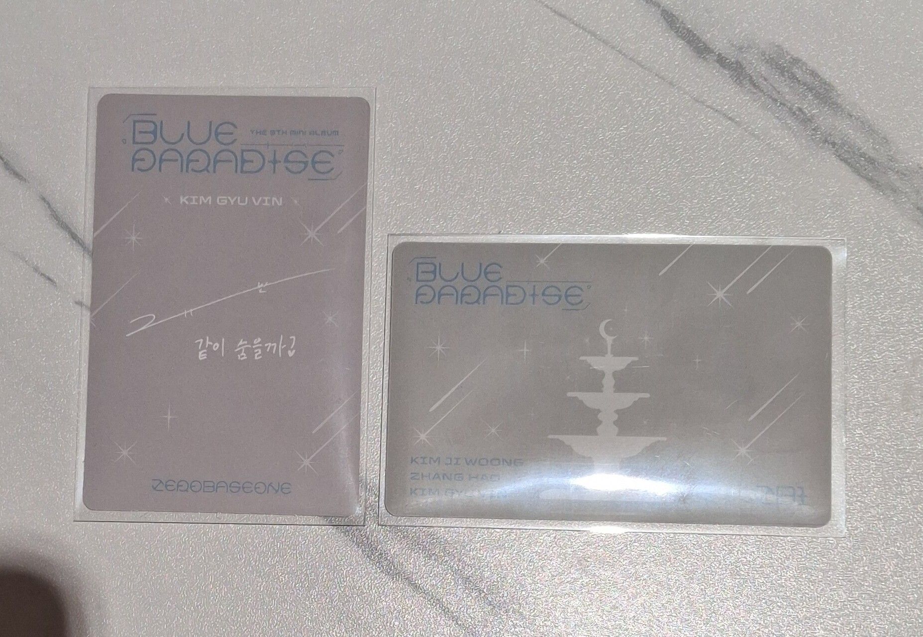 ZEROBASEONE 迷五 專輯卡