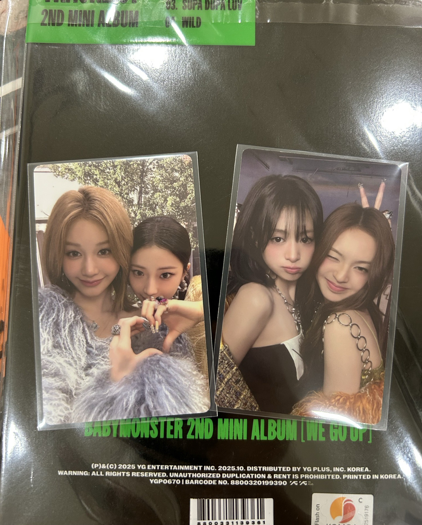 wegoup雙人特典卡 weverse