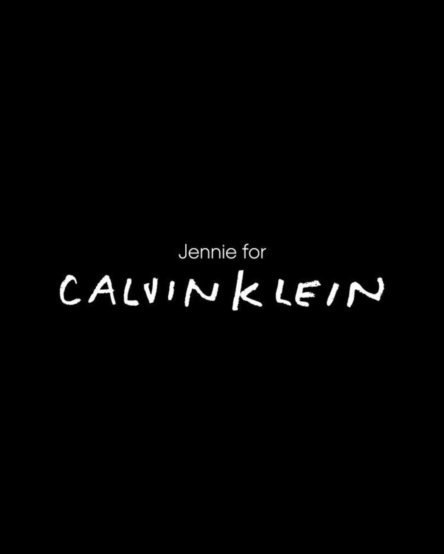 Calvin Klein x Jennie