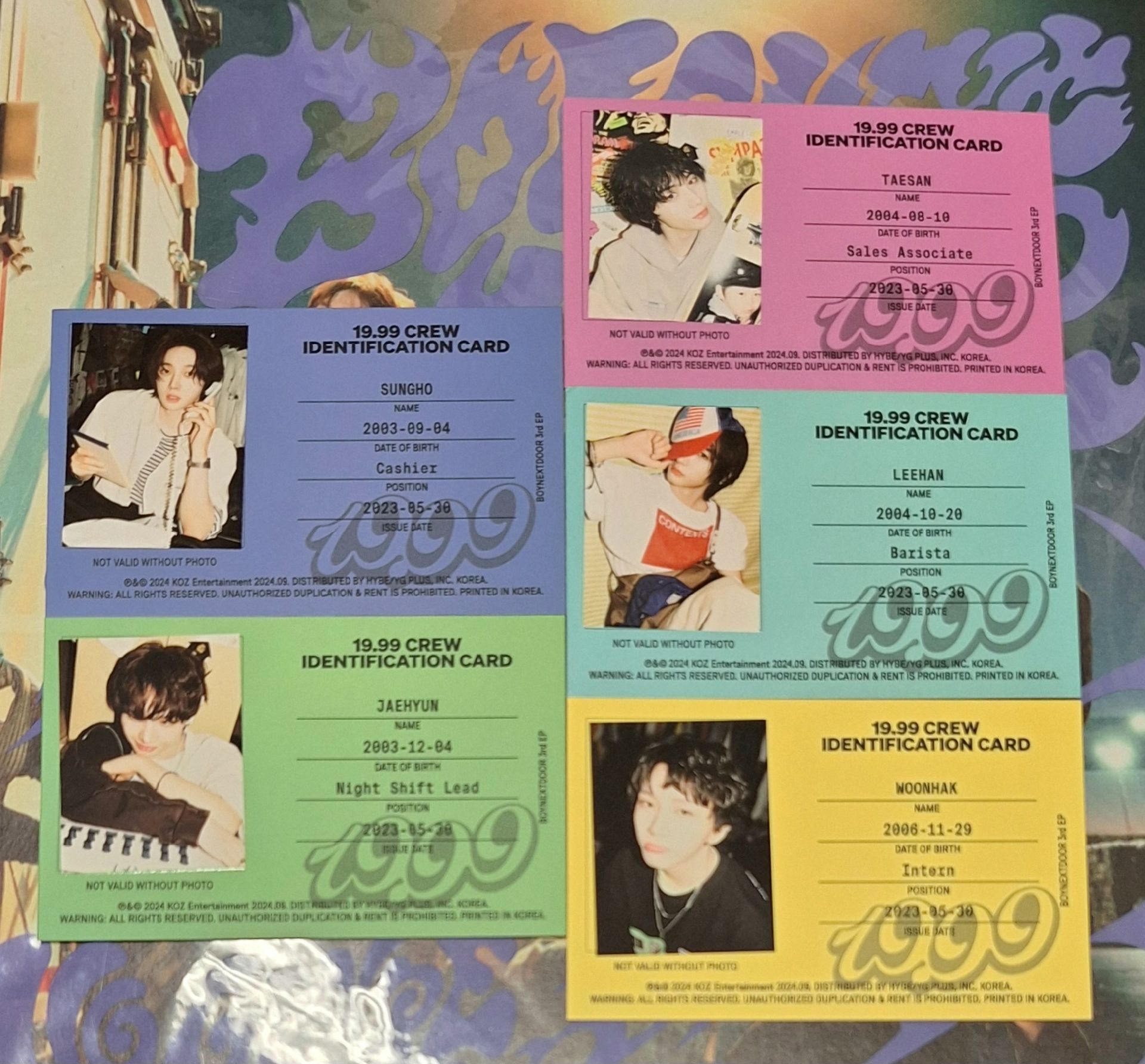 19.99 PB 專輯ID卡 13456