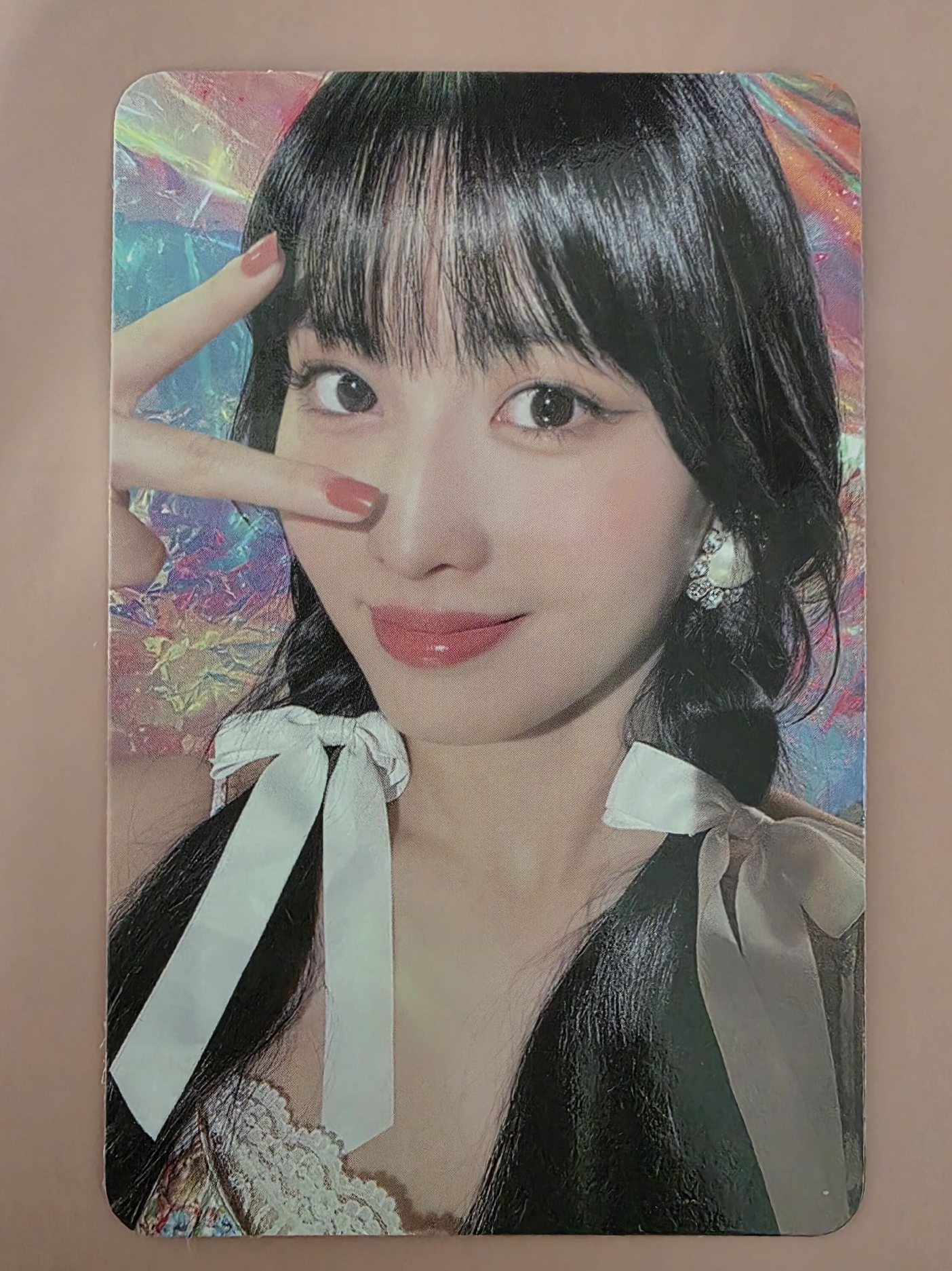TWICE MOMO 無酒精專卡 雙馬尾桃