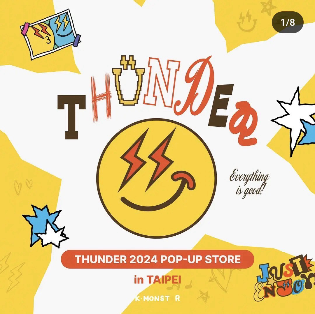 THUNDER 2024 POP-UP STORE IN TAIPEI 