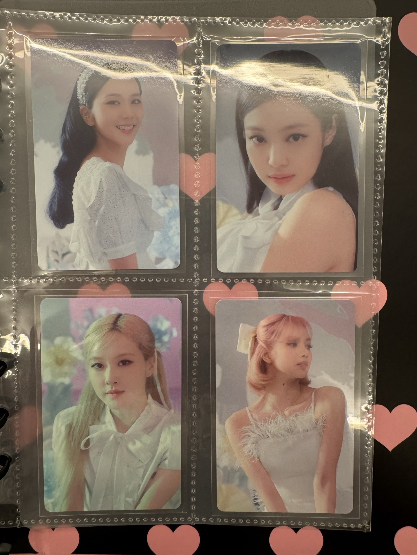 Blackpink Rose Jennie Jisoo Lisa 鐵盒小卡