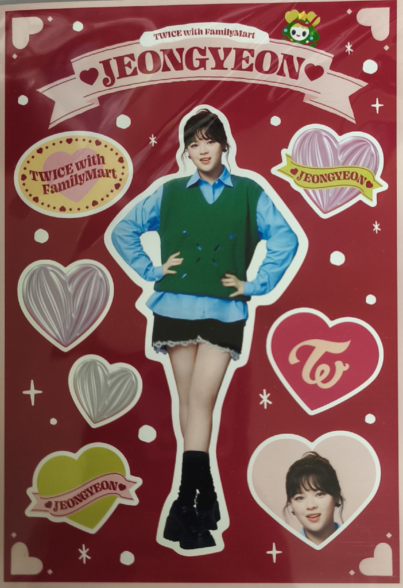 日本全家代言卡/貼紙