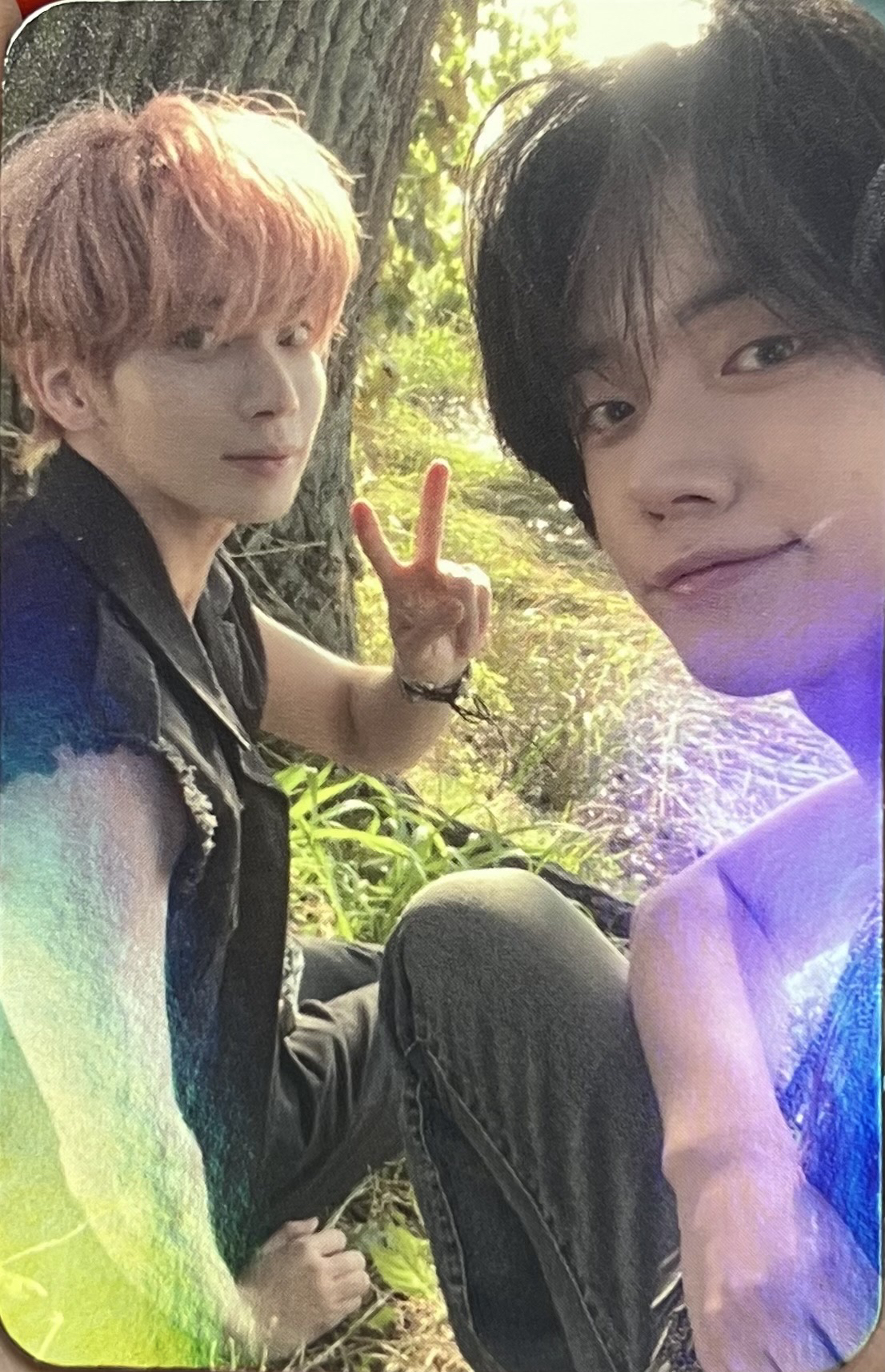 TXT 迷五 Naver 直播卡 特典 YEONJUN TAEHYUN