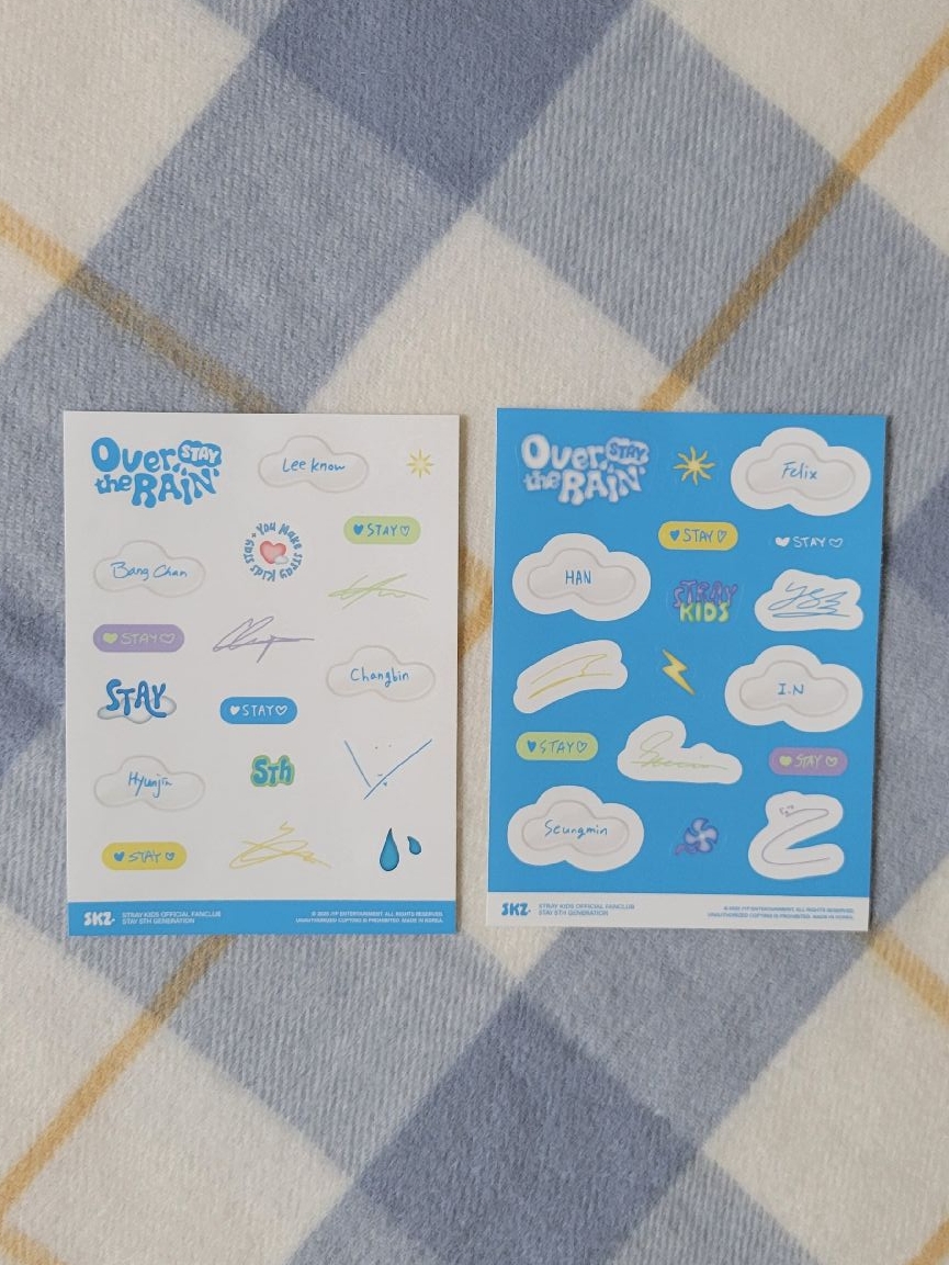 Stray Kids 5期會員禮 Stay Over the Rain