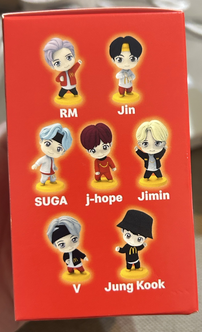 Jimin 麥當勞 聯名盲盒
