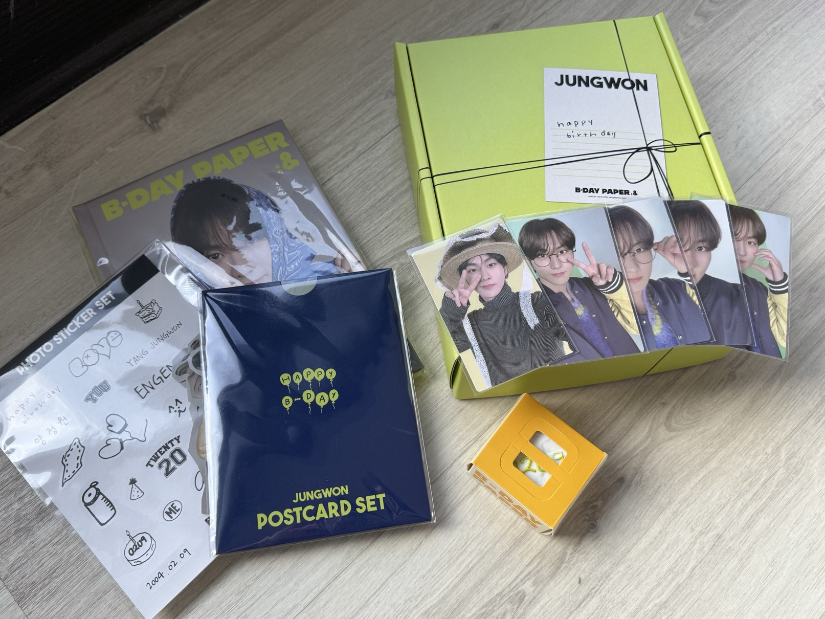 2024 生日禮盒（JUNGWON)（語音吊飾有損）