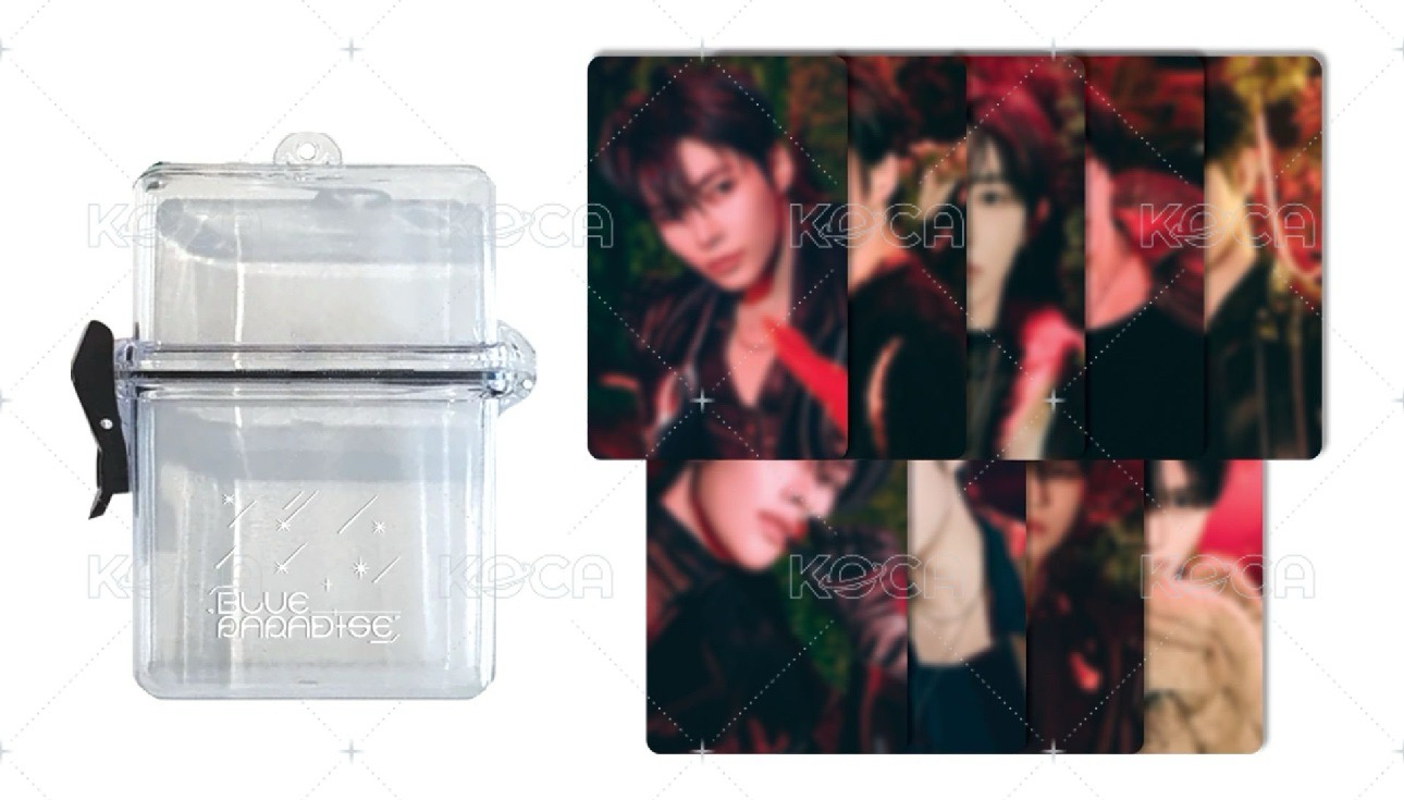 ZB1 迷五快閃店 塑膠收納盒（含8張固卡不含雄）