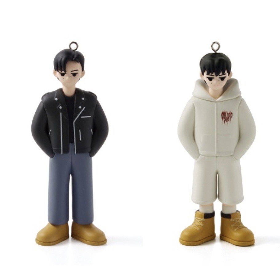 朴成訓 AMC 成員自製周邊 公仔吊飾+小卡