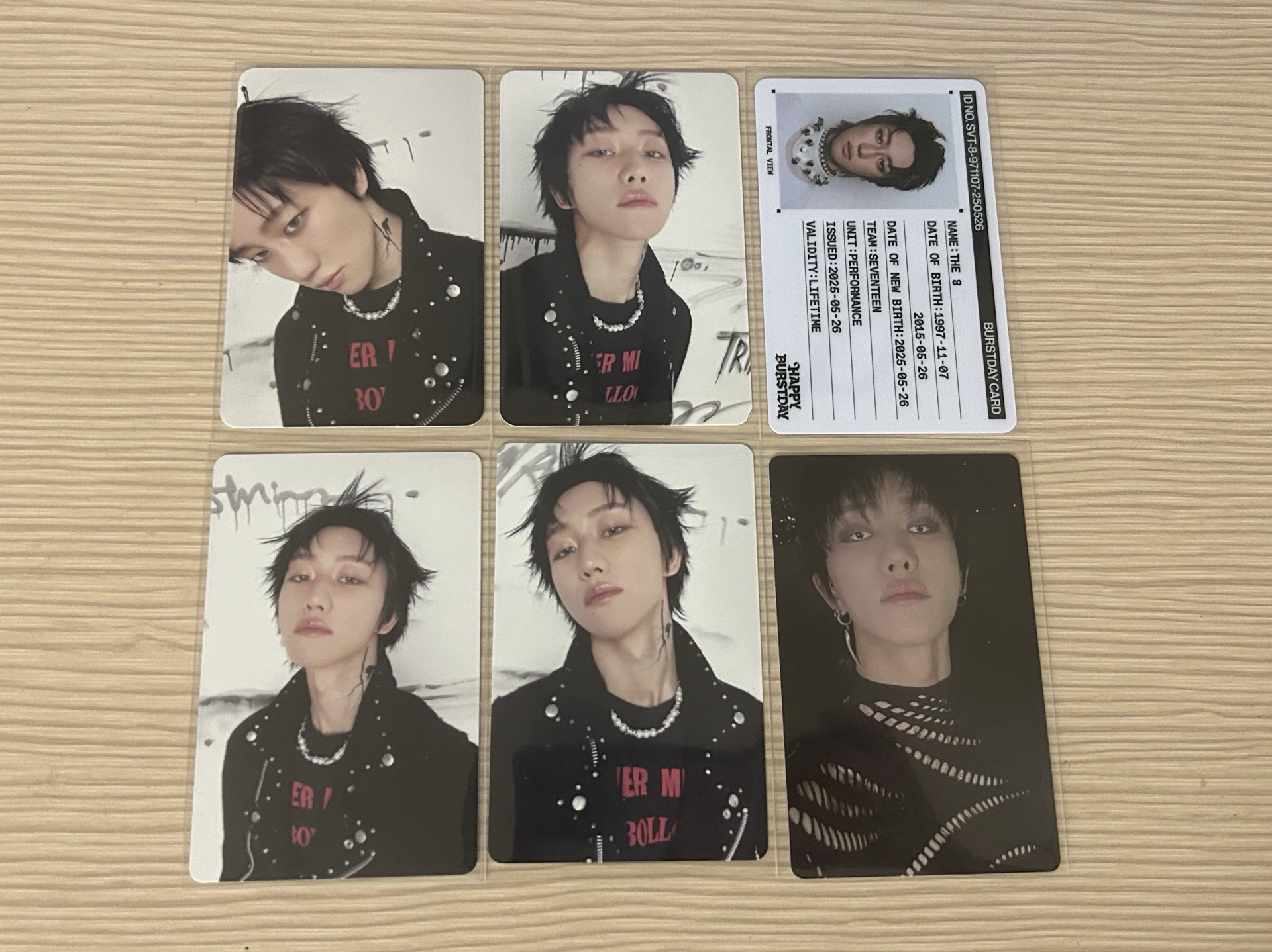 SEVENTEEN THE8 正規五 小卡