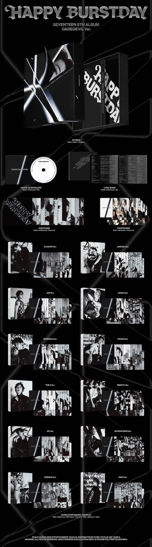 🤍Happy Burstday 正5 克拉盤 未拆專 圓佑+隨機成員