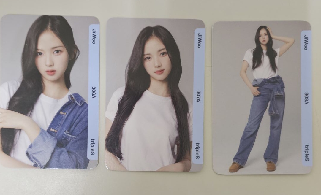 tripleS JiWoo 牛仔卡 d306 d307 d308 不拆