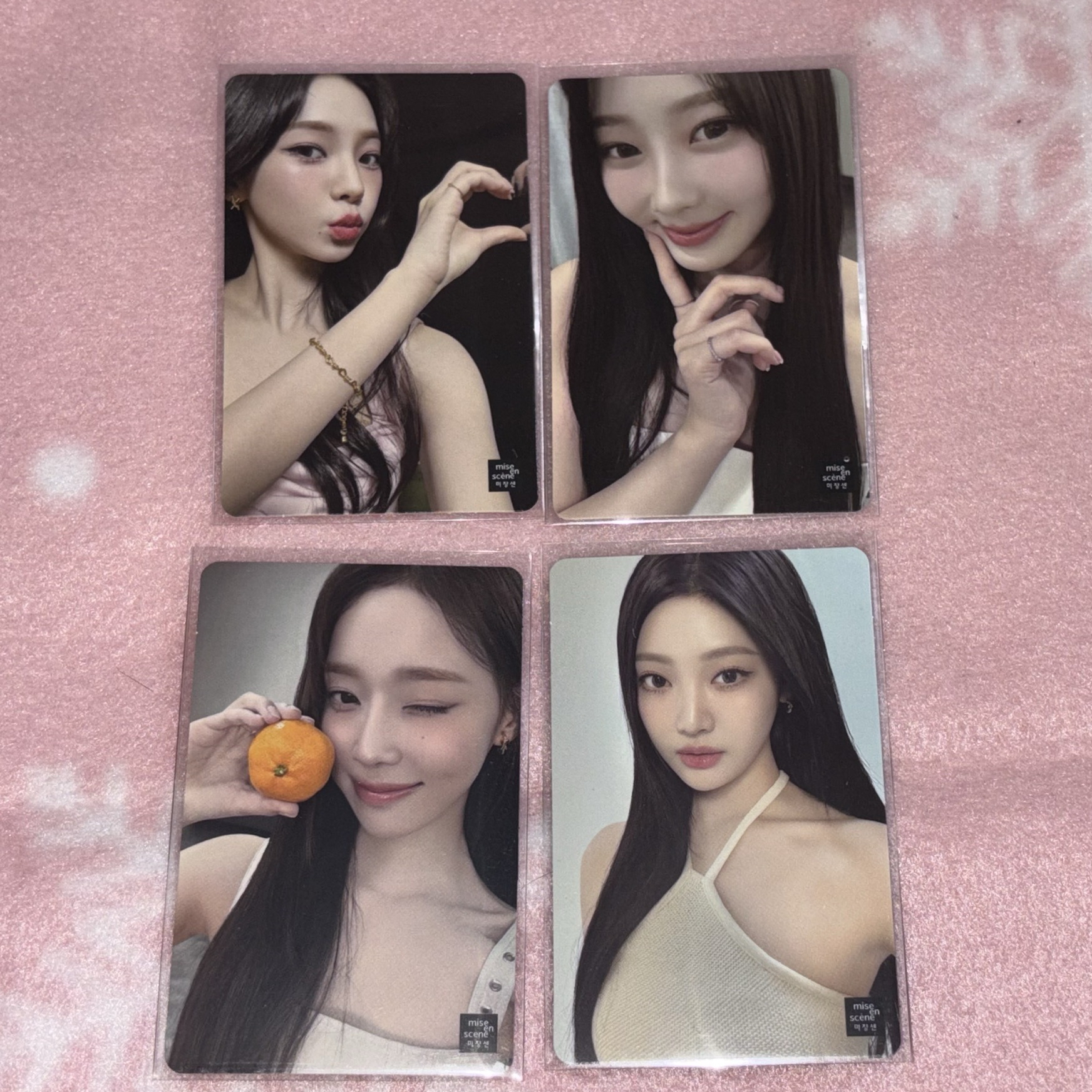 aespa 魅尚萱髮油 代言卡