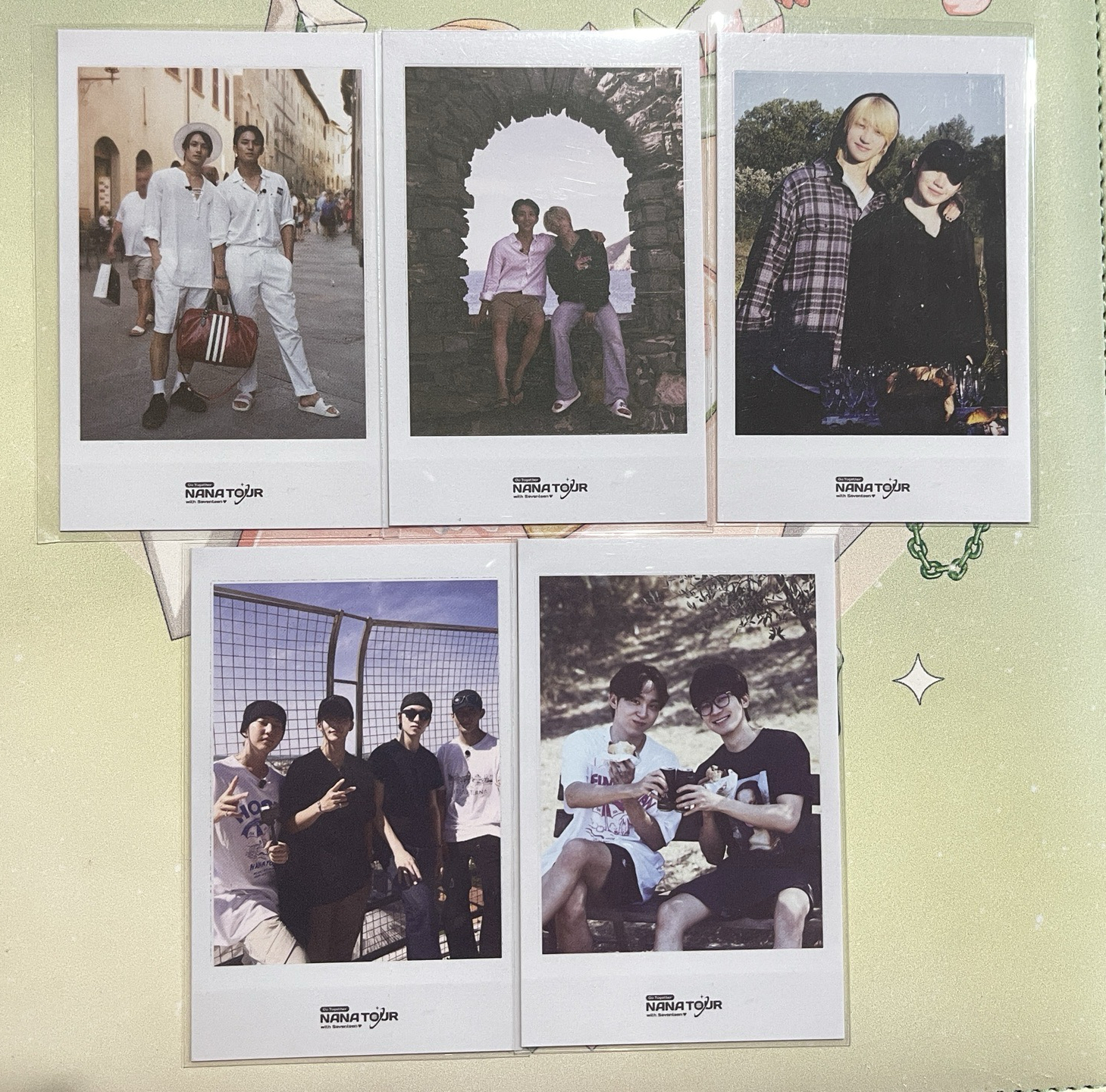 nana tour 拍立得卡五張