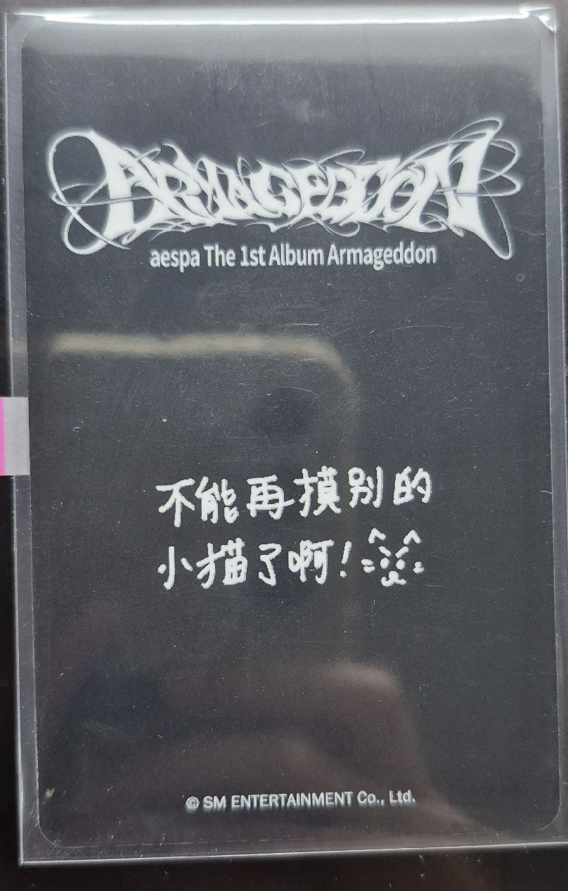 aespa Karina 正規一 kms特典 預售v2柚