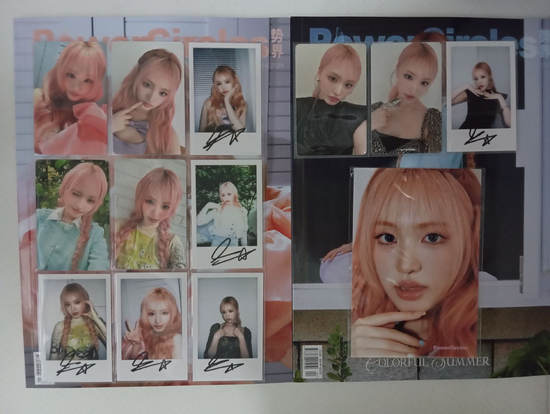 IVE LIZ（栗）雜誌卡一套+手寫信