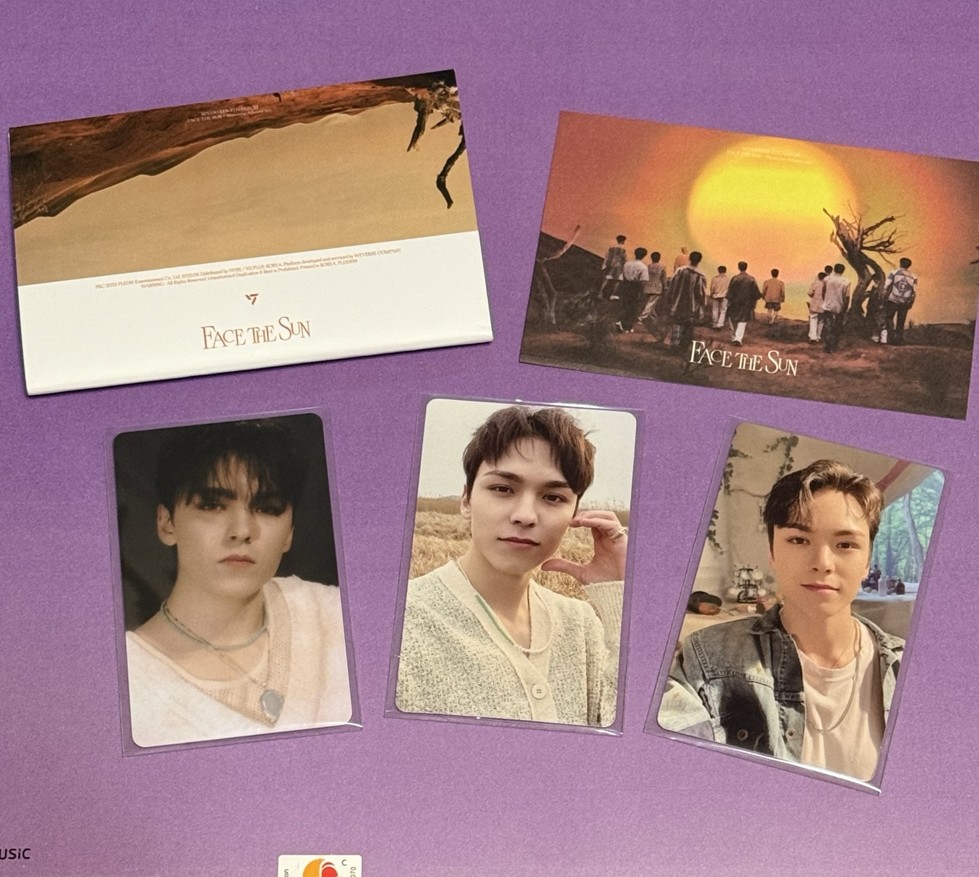 FACE THE SUN 電子專 VERNON