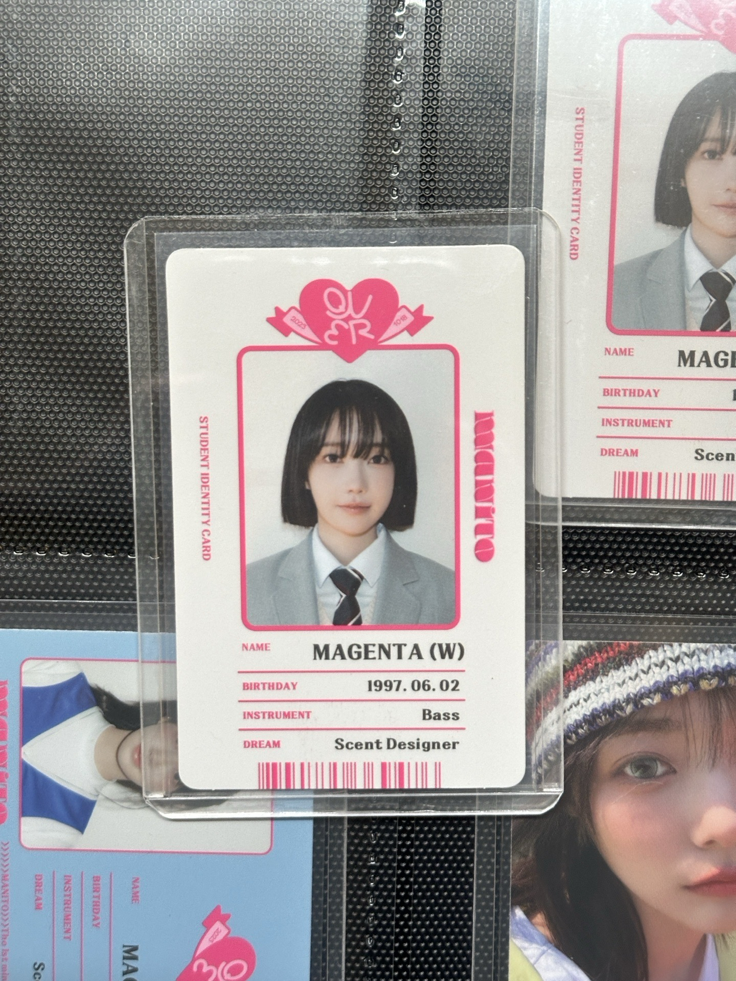 qwer mini1 專輯卡 證件塔