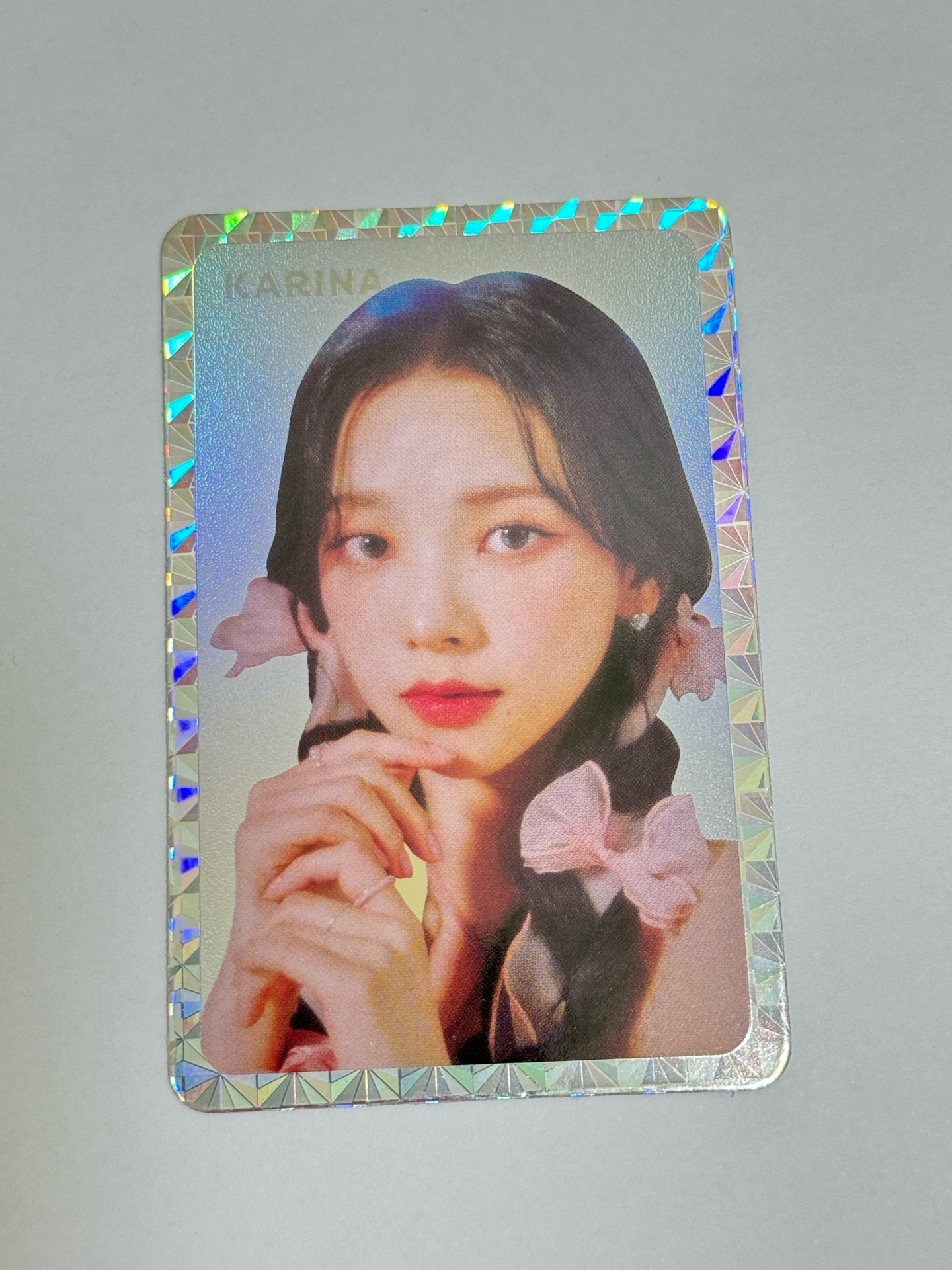 karina 白色情人節極光閃卡柚整組 oh! caendy pocket