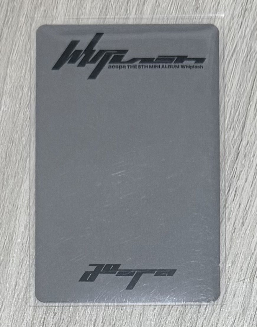 aespa WINTER whiplash 塔店冬