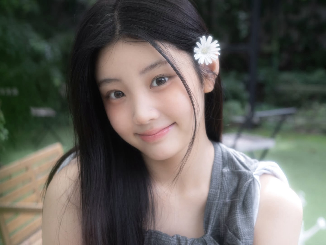 洪恩採的臉頰肉