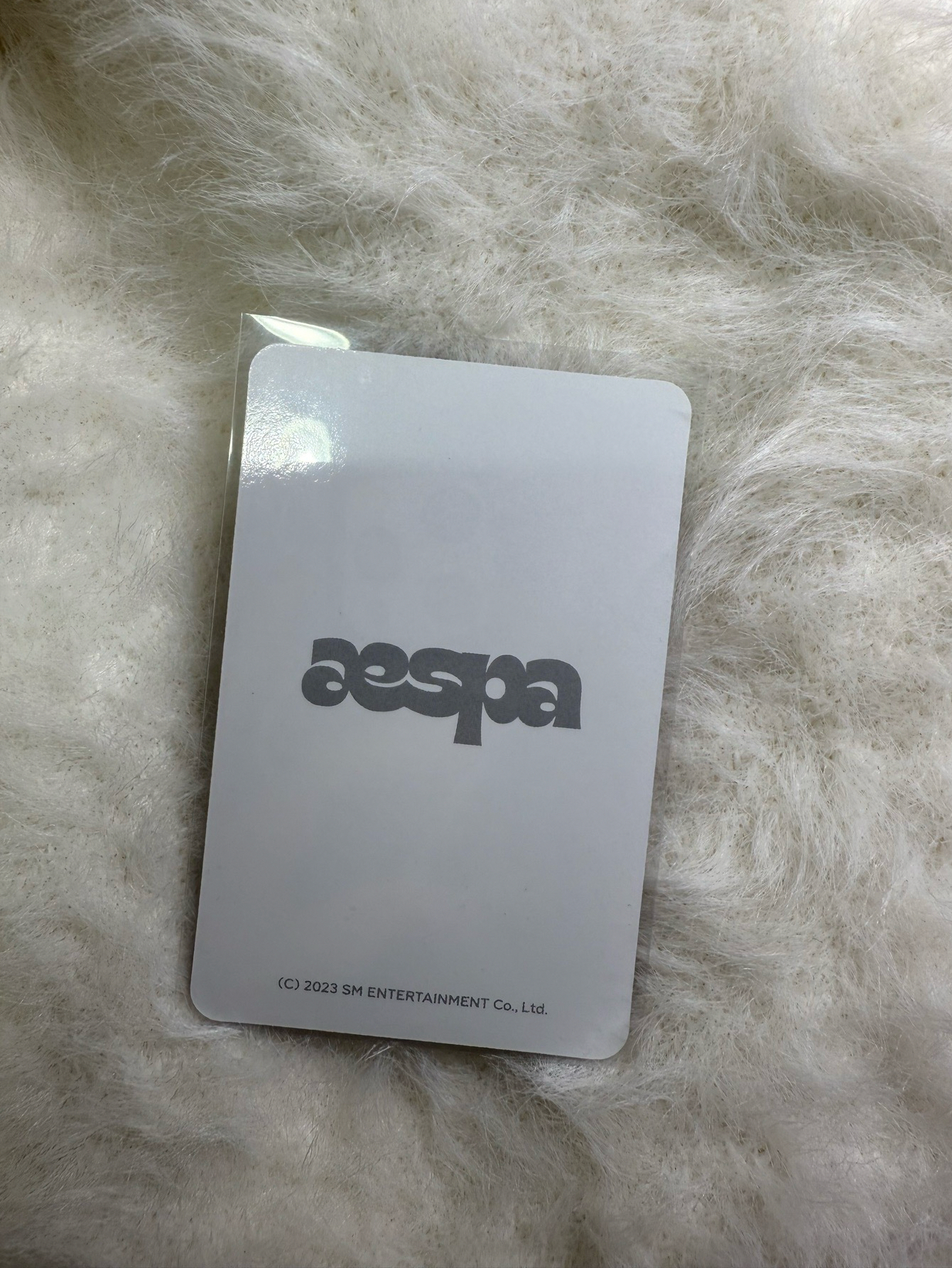 aespa紫版隨機卡柚