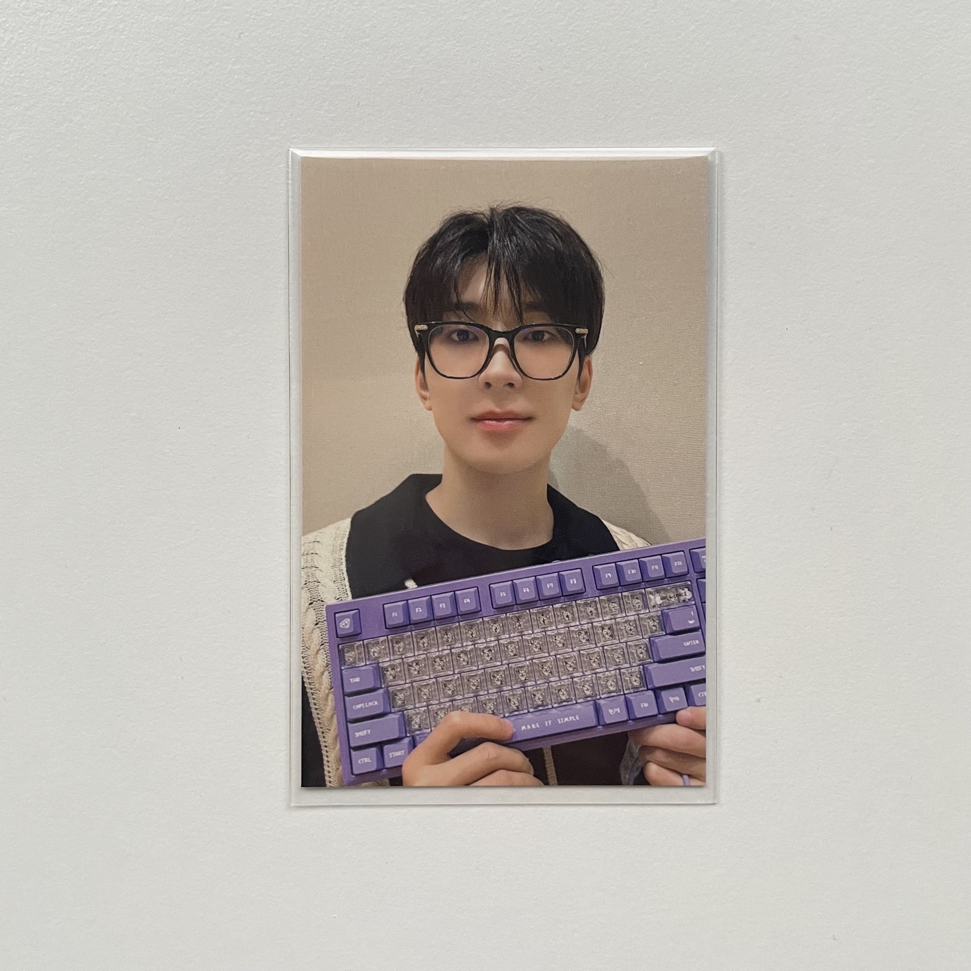 SEVENTEEN WONWOO Artist made鍵盤卡