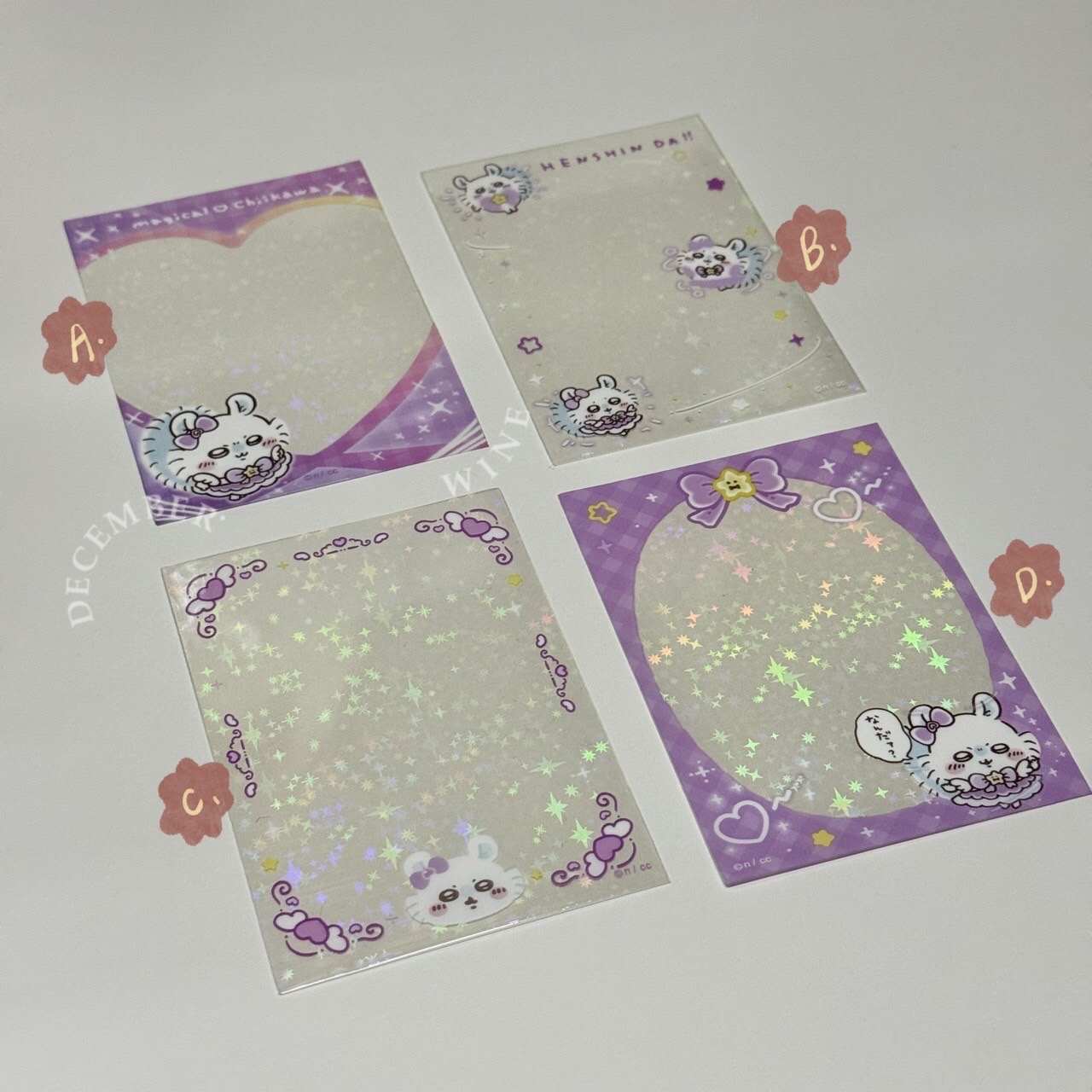 <現貨>魔法小桃細閃卡套