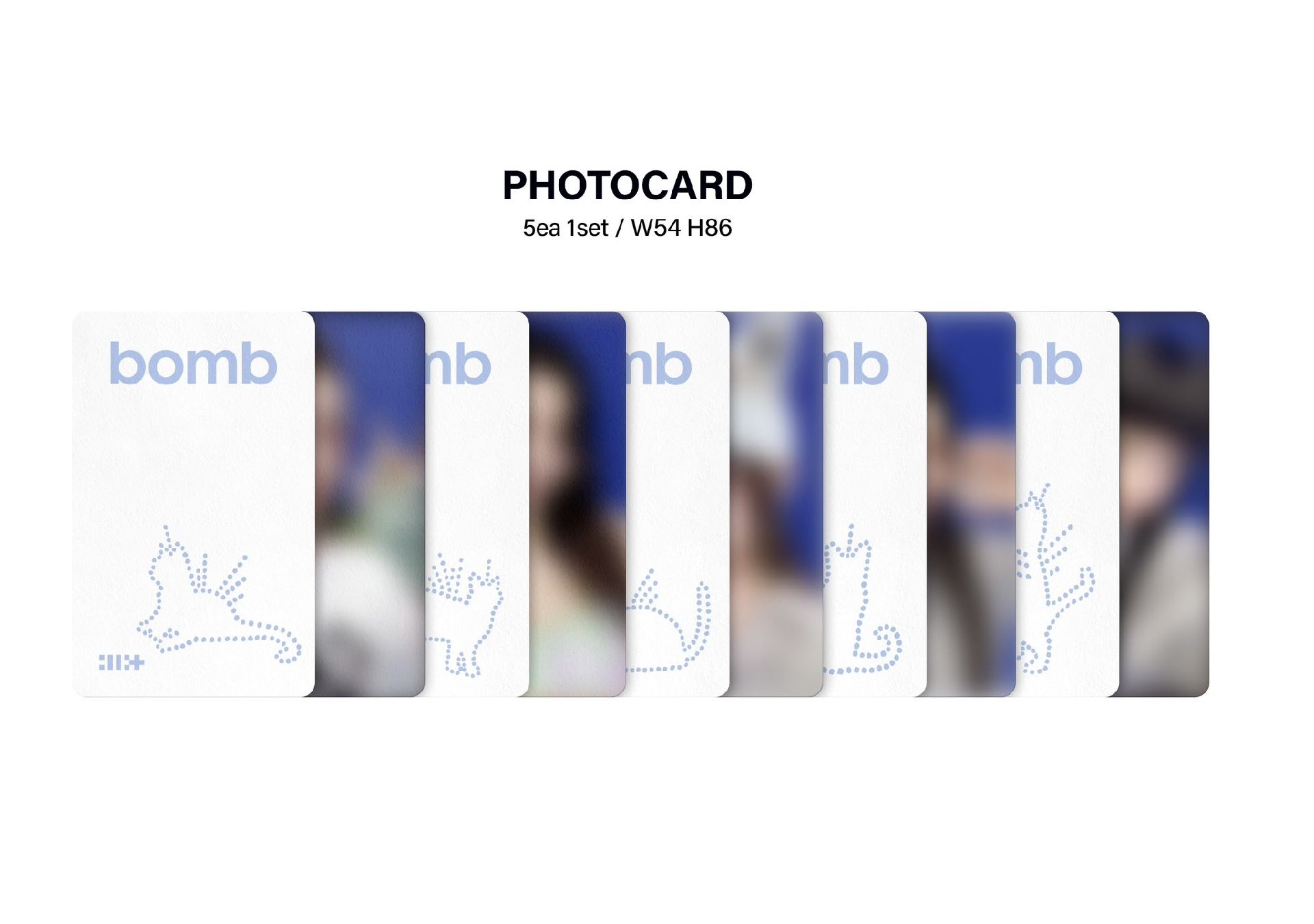 ILLIT 耳機專卡一套5張