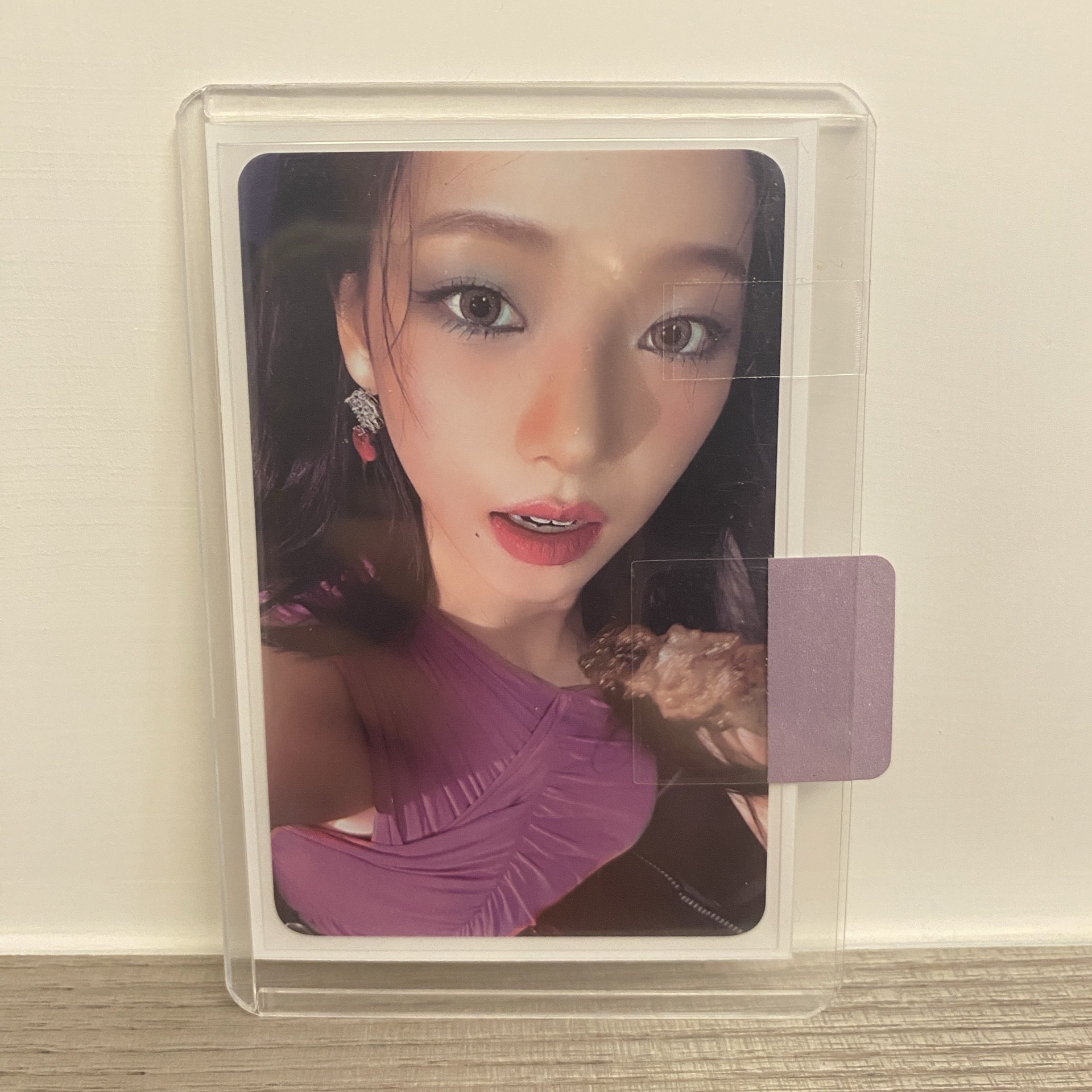 aespa karina 柚子 armageddon 愛豆驛站 幸運卡