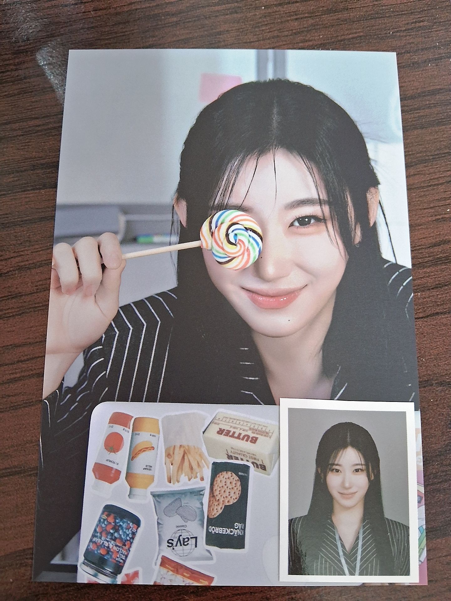 彩領特典卡+明信片+證件照