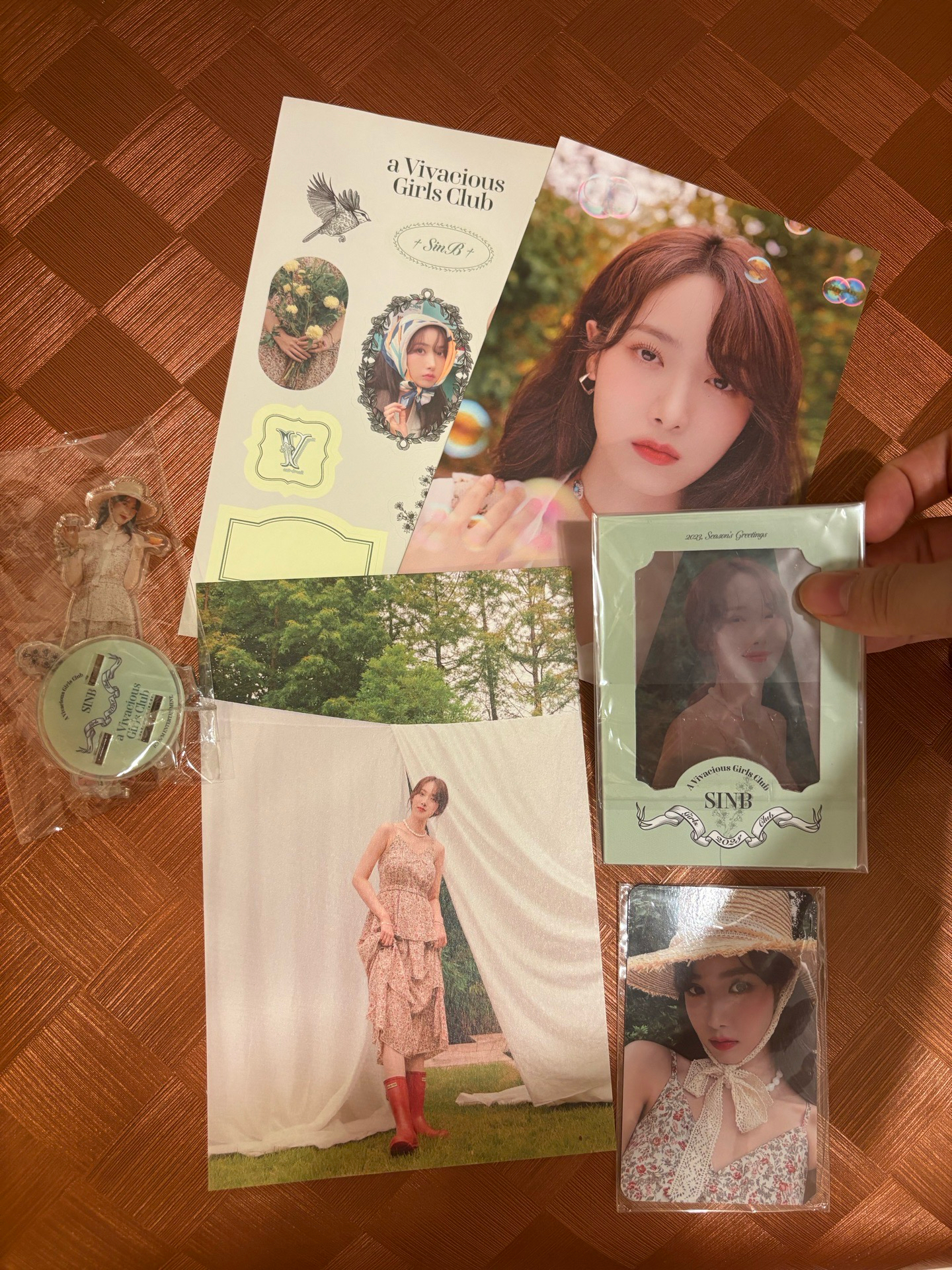 gfriend viviz信飛Sinb年曆組合