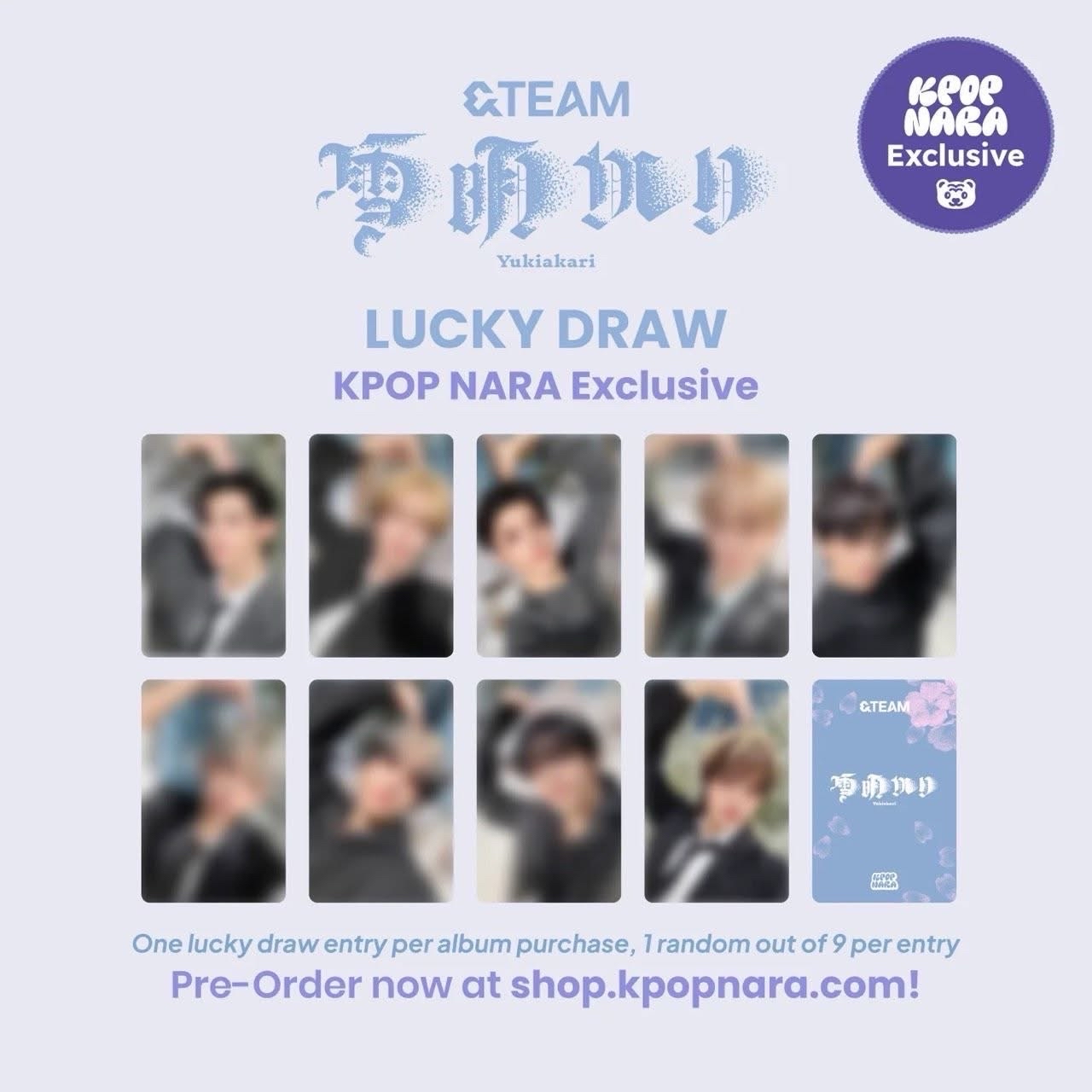 Kpop nara 幸運卡